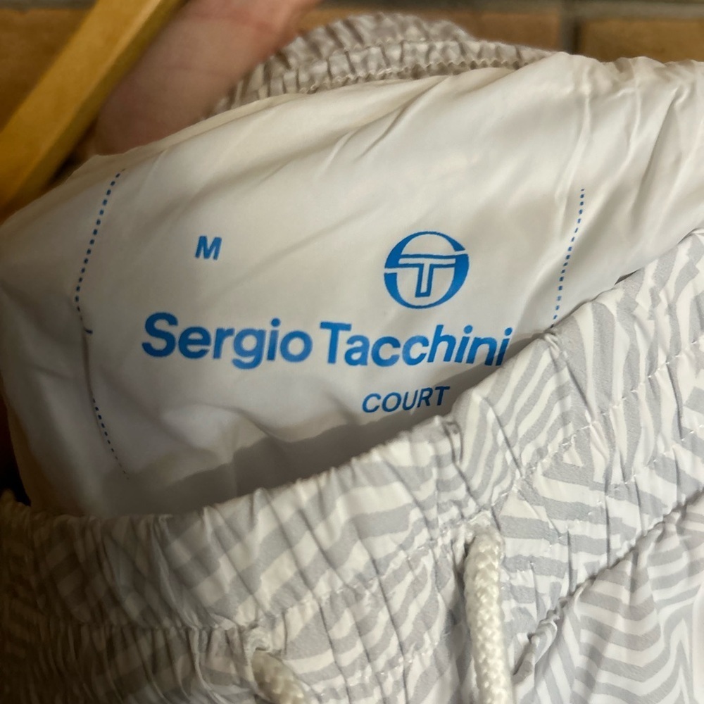 NWT Sergio Tacchini Court Dazzle Tracksuit Track Tennis Jacket & Pants Size M - Picture 6 of 7